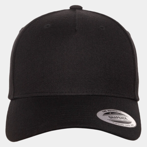 YP classics 5-panel premium curved visor snapback cap (5789M) Thumbnail