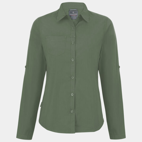 Craghoppers Expert Ladies Kiwi Long Sleeve Shirt Thumbnail