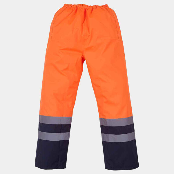 Yoko Hi-Vis Two Tone Waterproof Overtrousers Thumbnail