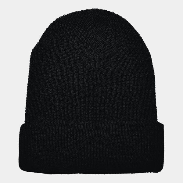 Recycled yarn waffle knit beanie (1505RY) Thumbnail