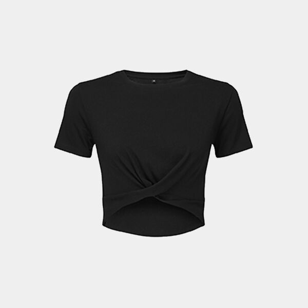 Women's TriDri® twist crop top Thumbnail