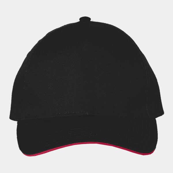 Beechfield EarthAware® Classic Organic Cotton 5 Panel Sandwich Peak Cap Thumbnail