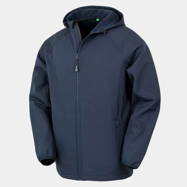 Result Recycled Three Layer Printable Hooded Soft Shell Jacket Thumbnail