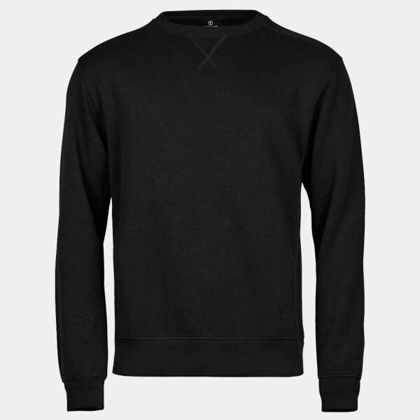 Tee Jays Ribbed Interlock Crew Neck Sweatshirt Thumbnail