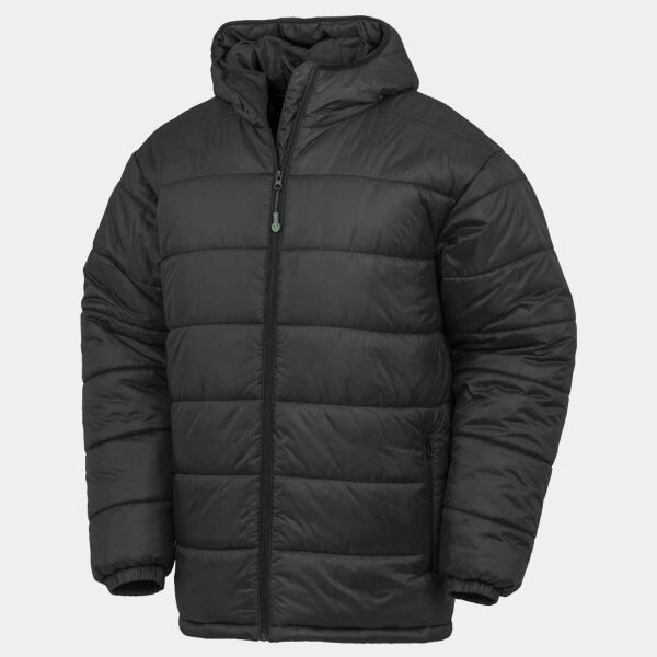 Recycled hooded padded parka Thumbnail