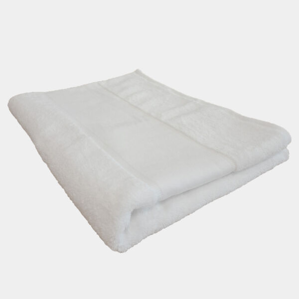 Organic bath sheet with printable border Thumbnail