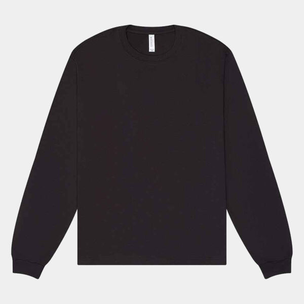 Canvas Unisex Heavyweight Long Sleeve Boxy T-Shirt Thumbnail