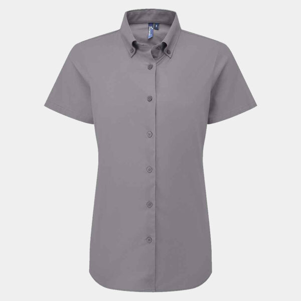 Premier Ladies Supreme Short Sleeve Oxford Shirt Thumbnail