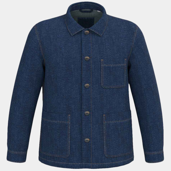 Native Spirit Unisex Dropped Shoulder Denim Jacket Thumbnail