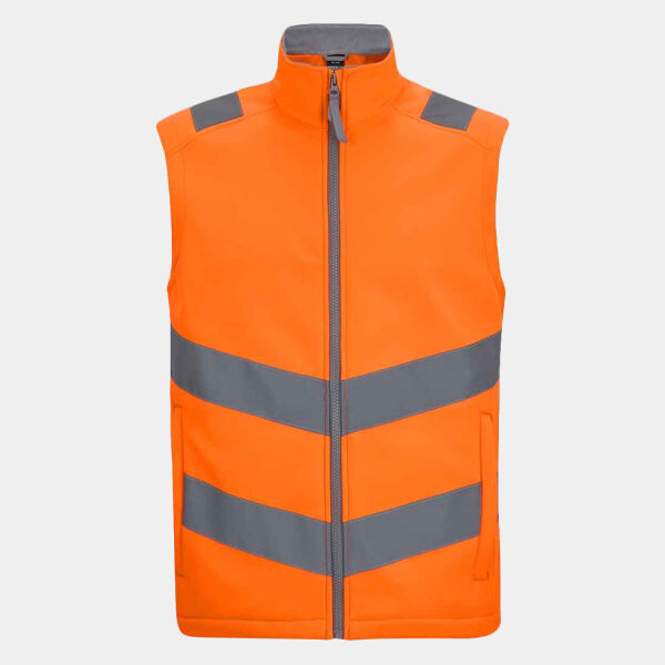 Regatta High Visibility Pro Contract Ablaze Soft Shell Bodywarmer Thumbnail