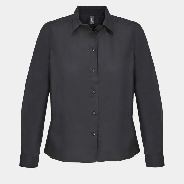 SOL'S Ladies Bailey Long Sleeve Poplin Shirt Thumbnail