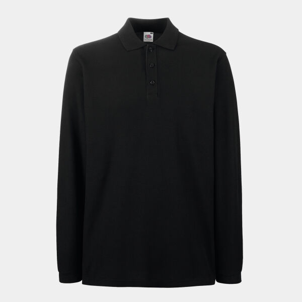 Premium long sleeve polo Thumbnail