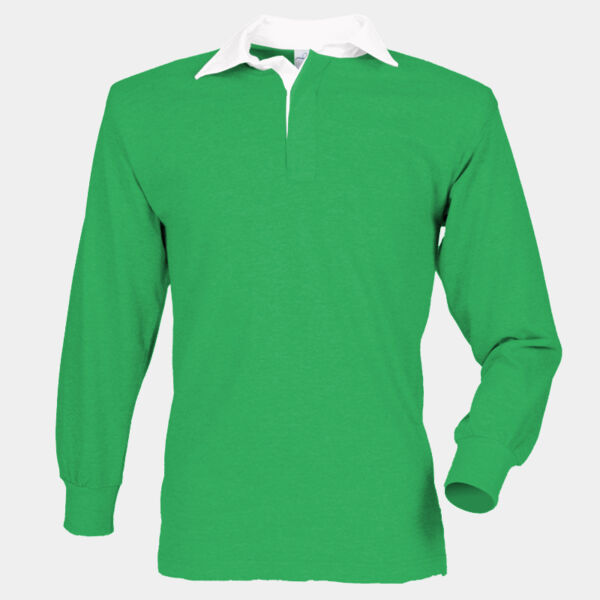 Long sleeve plain rugby shirt Thumbnail