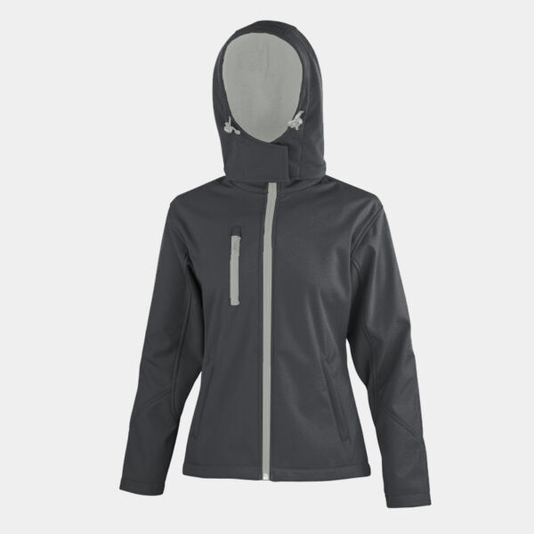 Result Recycled Ladies Hooded Soft Shell Jacket Thumbnail
