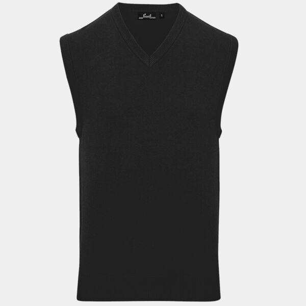 Sleeveless knitted sweater Thumbnail