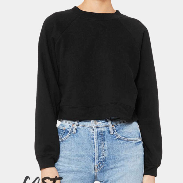 Women's raglan pullover fleece Thumbnail