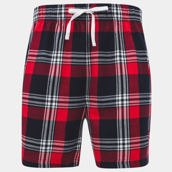 SF Clothing Tartan Lounge Shorts Thumbnail