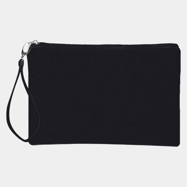 Canvas wristlet pouch Thumbnail